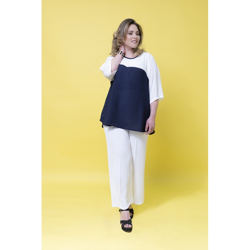 PANTALONE PALAZZO ELASTICO