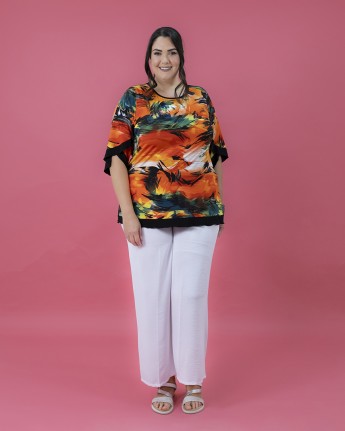 PANTALONE PALAZZO ELASTICO